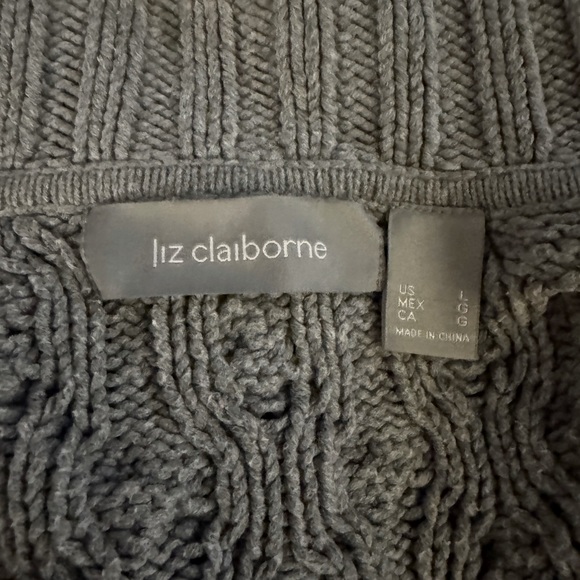 Cable sweater, size large. - Picture 2 of 2